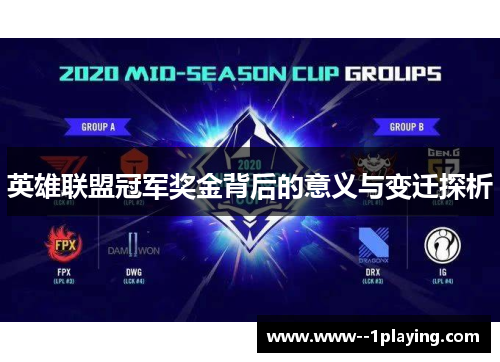 英雄联盟冠军奖金背后的意义与变迁探析 英雄联盟冠军奖金背后的意义与变迁探析